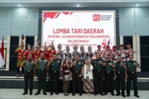 Meriahkan HUT RI, Kodam Gelar Lomba Tari Daerah Lestarikan Budaya Nusantara