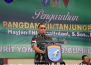 Pangdam XII/Tpr Kunjungi dan Beri Arahan Prajurit Yon TP 833/BD