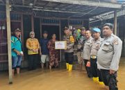 Kecamatan Manis Mata Terdampak Banjir, TNI-Polri Dan BPBD Bergerak Cepat Salurkan Bantuan