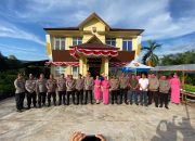 Kapolres Ketapang Beserta PJU dan Bhayangkari Laksanakan Kunjungan Kerja ke Polsek Kawasan Pelabuhan dan Polsek Benua Kayong