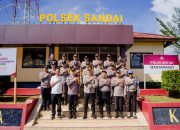 Kapolres Ketapang Laksanakan Kunjungan Kerja ke Polsek Sandai, Sampaikan Arahan Strategis dan Tinjau GPM serta UMKM Lokal