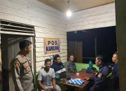 Kapolsek Jelai Hulu Laksanakan Patroli Dialogis di Desa Semantun, Ajak Warga Jaga Kamtibmas