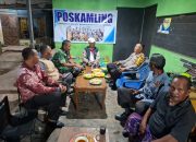 Kapolsek Matan Hilir Selatan Bersama Unsur Forkopimcam Sambangi Pos Kamling di Desa Sungai Jawi