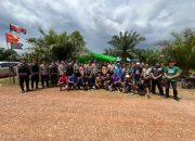 Kabag Ops Polres Ketapang dan Kapolsek Marau Laksanakan Patroli Harkamtibmas di Lahan Sengketa PT Minamas