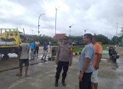 Kapolsek Kawasan Pelabuhan Sukabangun Gelar Patroli Dialogis di Kawasan Pelabuhan Pelindo II Ketapang