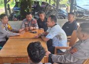 Kapolsek Nanga Tayap Laksanakan Kegiatan Sambang Silaturahmi ke Tokoh Masyarakat di Desa Pangkalan Suka