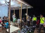 Kapolsek Nanga Tayap Pimpin Patroli Kamtibmas di Area Pasar, Tegaskan Pentingnya Kewaspadaan dan Ketertiban