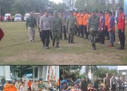 Mewakili Kapolres Ketapang, Kabag SDM Hadiri Apel Gabungan Kesiapsiagaan Bencana