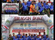 Waka Polres Ketapang Hadiri Pembukaan Lomba Dayung Dragon Boat Danlanal Ketapang Cup III Peringati Hari Armada RI 2025