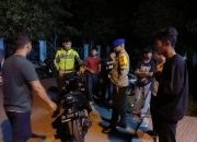 Antisipasi Aksi Balap Liar di Malam Minggu, Tim UKL Polres Ketapang Laksanakan Patroli di Seputaran Kota