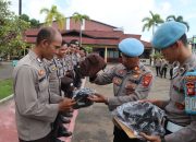 Kasipropam Polres Ketapang Pimpin Gaktiblin, Tekankan Kerapian dan Kedisiplinan Anggota