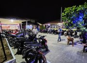 Puluhan Kendaraan Roda Dua Terlibat Aksi Balap Liar dan Knalpot Brong Diamankan Polsek Delta Pawan