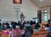 Polsek Sungai Laur Gelar Minggu Kasih Bersama Jemaat Gereja Misi Injili Indonesia