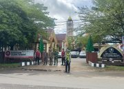 Personel Ops Lilin Kapuas 2025 Amankan Ibadah di Gereja Katedral Jalan A yani dan GPIB Ketapang Jalan M.Thohir Ketapang