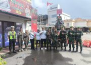 Ops Lilin Kapuas 2025, Personel Gabungan Laksanakan Pengamanan dan Pelayanan di Pos Terpadu 93 Ketapang