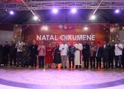 Waka Polres Ketapang Hadiri Ibadah dan Perayaan Natal Oikumene Tahun 2025 di Balai Sungai Kedang Pendopo bupati Ketapang