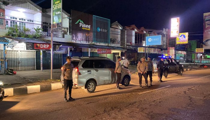 Kabag Ren Polres Ketapang Pimpin Patroli UKL Antisipasi Balap Liar dan Gangguan Kamtibmas