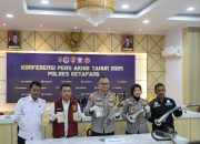 Polres Ketapang Gelar Konferensi Pers Akhir Tahun, Paparkan Keberhasilan Pengungkapan Kasus Tindak Pidana Sepanjang Tahun 2025