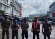 Polsek Delta Pawan Bersama BPBD Lakukan Pengecekan Ketinggian Debit Air Antisipasi Bencana Banjir