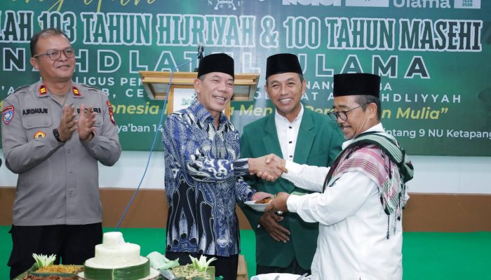 HADIRI HARLAH NU KE 103 TAHUN, WABUP HARAP PCNU KETAPANG MENJADI BENTENG YANG KOKOH MERAWAT PERSATUAN