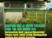 Ponpes Diduga Tanpa Murid Terima Bantuan Rp200 Juta dari Pemda Ketapang