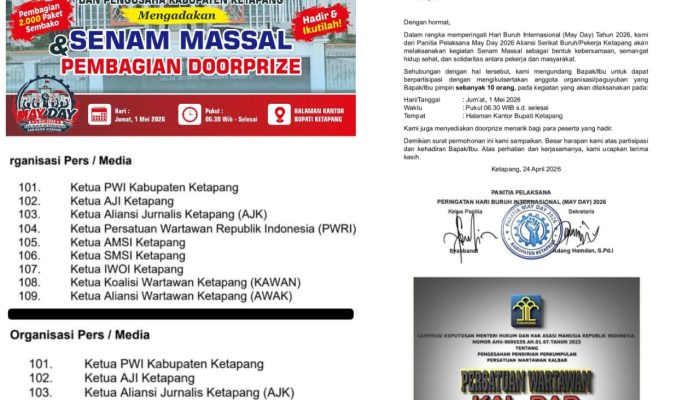PWK Pertanyakan Profesionalitas Panitia May Day 2026, Desak Klarifikasi Terbuka