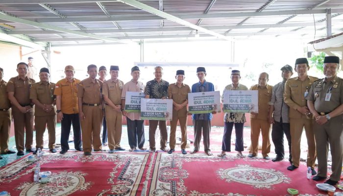Pemkab Ketapang Serahkan Hewan Kurban Jelang Iduladha 1447 H, Wabup: Tetap Berbuat untuk Masyarakat di Tengah Efisiensi Anggaran