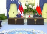 Presiden Prabowo Terima Kunjungan Presiden Belarus Alexander Lukashenko di Istana Merdeka